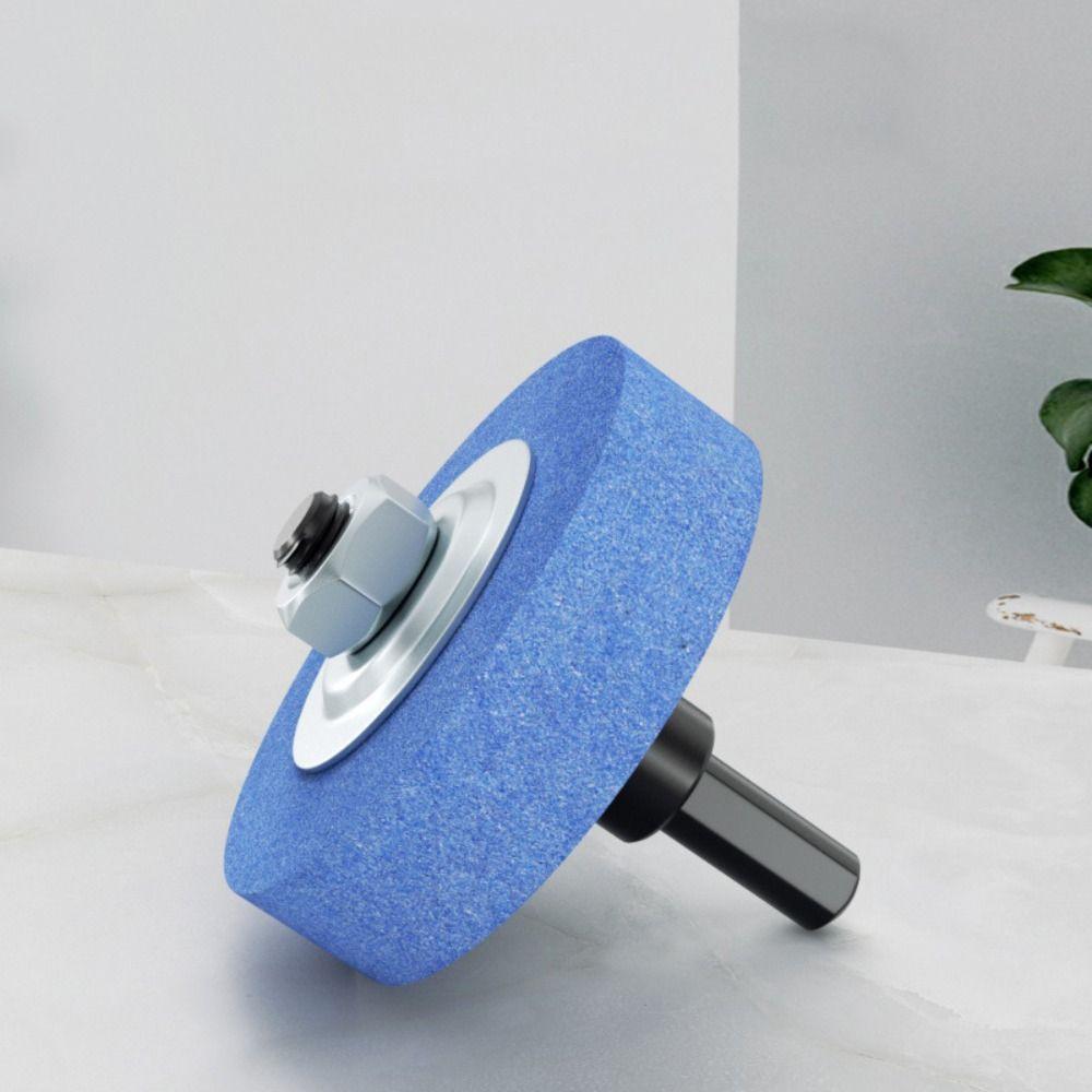 Round Rotary Grinding Stone 75mm Table Grinder Drill Durable Abrasive Stone