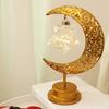 Decorative Table Lamp Soft Warm Glow Battery Operated Energy Saving Festival Moon Lamp LED Night Light