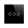 Tuya Zigbee Right-angle Straight Edge Tempered Glass Smart Home Voice Control Smart Touch Light Switch Voice Work with Alexa