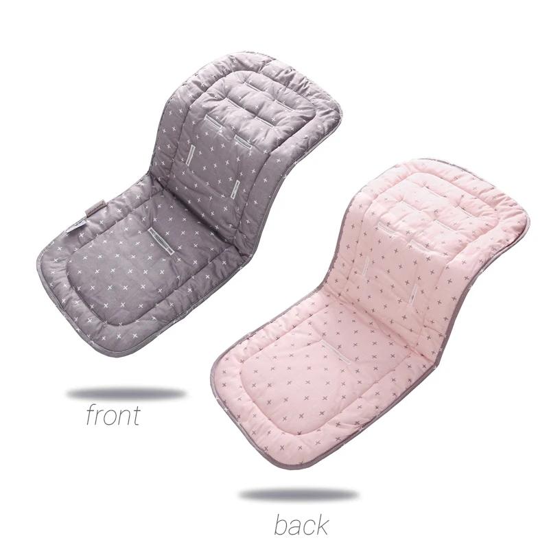 Удобный хлопковый коврик для детской коляски Four Seasons, мягкая подушка для сиденья, детский коврик для сиденья, подушка для детской коляски для детей от 0 до 27 месяцев