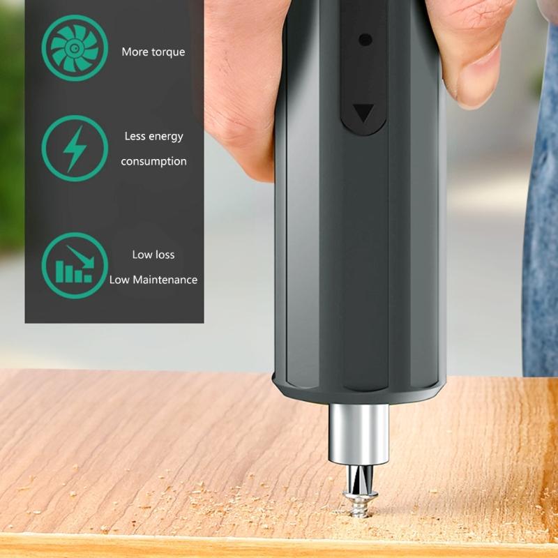 Mini Electric Screw Driver Kits with Magnetic Bits Rechargeable Electric Screwdriver, Power Cordless Screwdriver Set