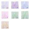 12pcs Plain Colored Handkerchief Elegant Women Handkerchief Pocket Square Head Scarf for Party Scarves