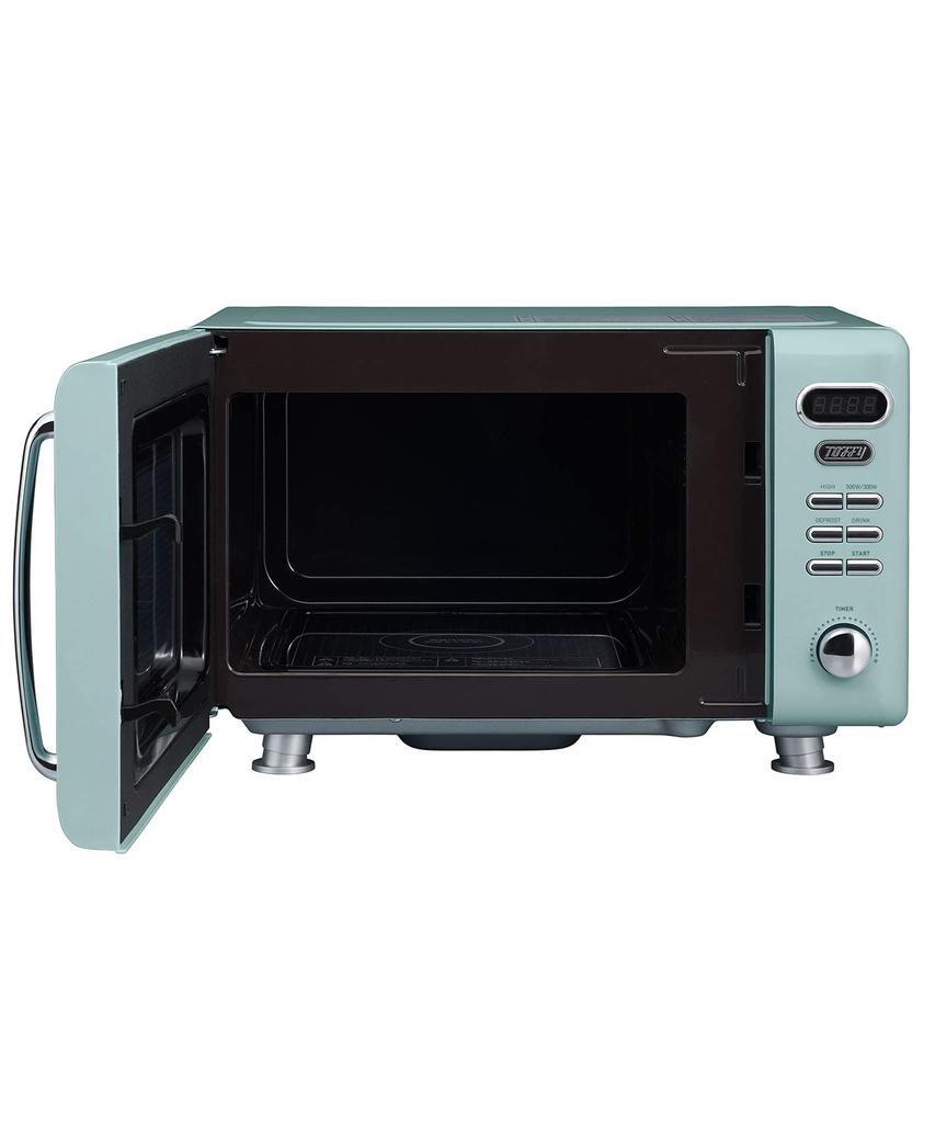 Микроволновая печь Компактная 17 л Плоский стол Ретро Симпатичная Новая Жизнь Одна Гостиная Две Гостиные [Toffy] K-DR1 (Пепельно-белый) К-ДР1-АВ