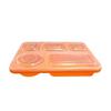Disposable Five-Compartment Meal Box with Anti-Theft Clip