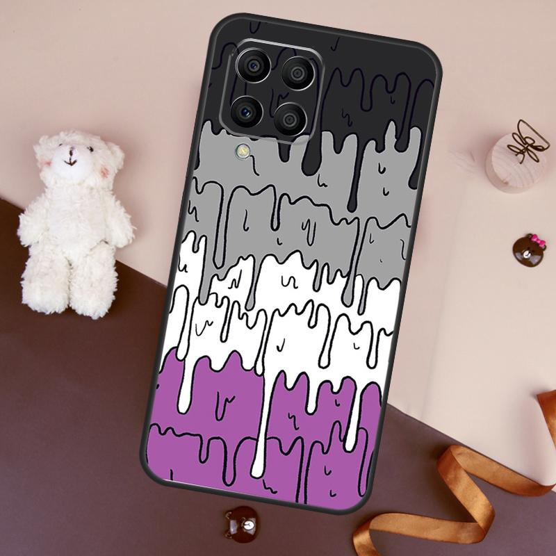 Pastel Kawaii Melting LGBTQ Design Case For Samsung Galaxy M36 M55 M35 M15 M56 M16 M54 M14 M34 M31 M11 M13 M53 M12 M32 M52 M06