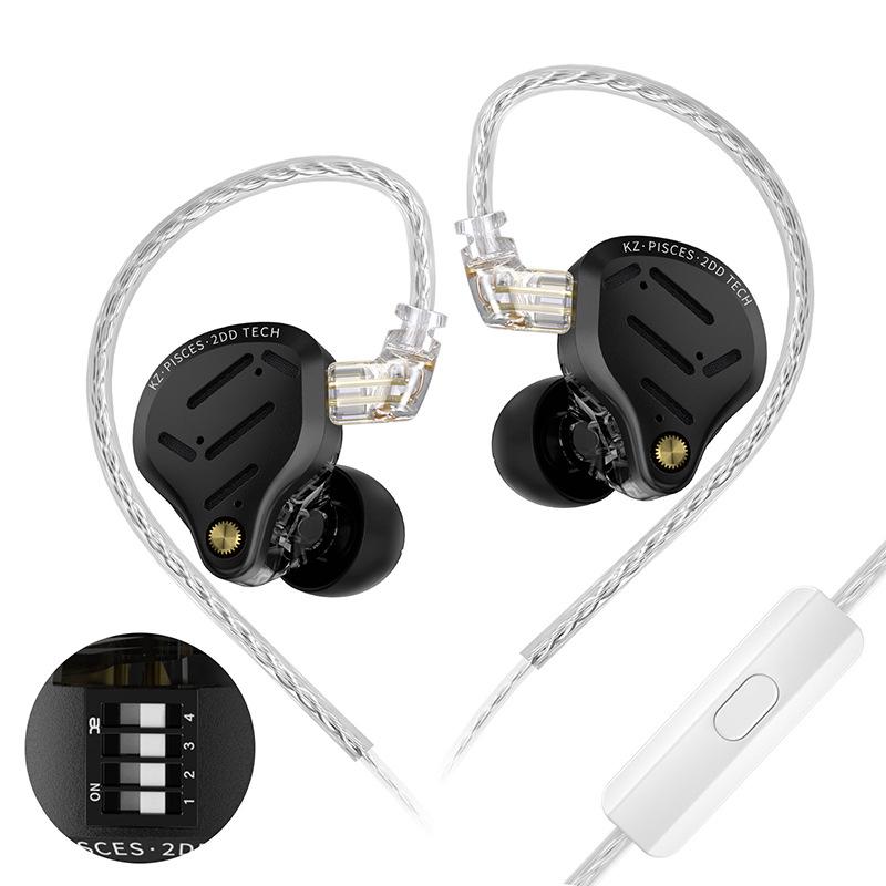 Двухдрайверные наушники KZ-Pisces, Акустика Harman Curve, Переключатель настройки