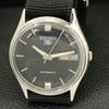 Seiko 5 АВТОМАТИЧЕСКИЕ 6309A ВИНТАЖНЫЕ ЯПОНСКИЕ МУЖСКИЕ ЧАСЫ С ЧЕРНЫМ ЦИФЕРБЛАТОМ a701614-5 R206c-a701614