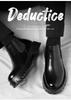 Men's Brown High-Top Chelsea Boots - Stylish British Martin Style for Fall/Winter