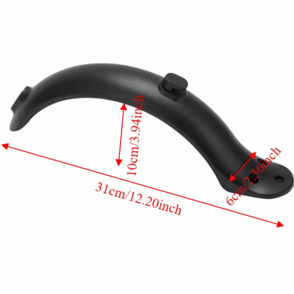 ABS Rear Mudguard With Hook Scooter Mudguard Bracket for Xiaomi Mijia M365 Scooter Replacement Use