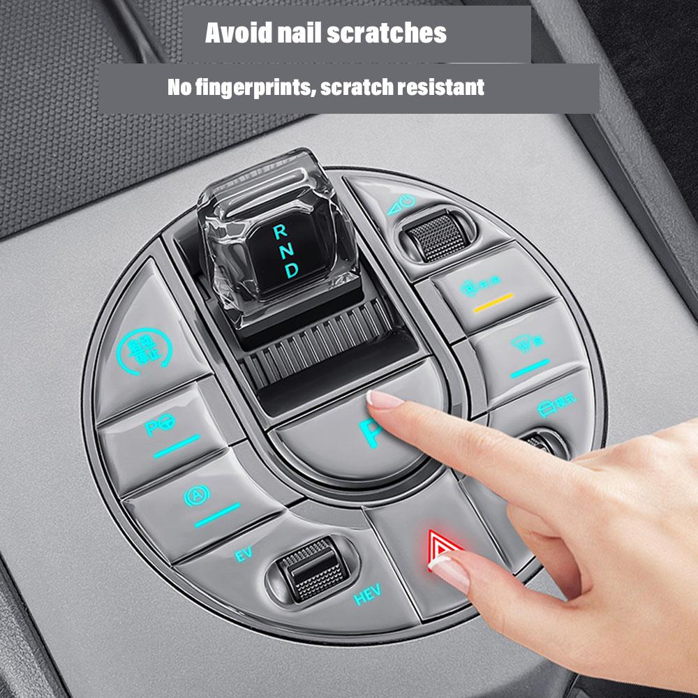 Наклейка на центральную кнопку управления для BYD Seal 06 DMI/GT Sea Lion 05DMI Защитная пленка для переключателя Модификация салона Аксессуары