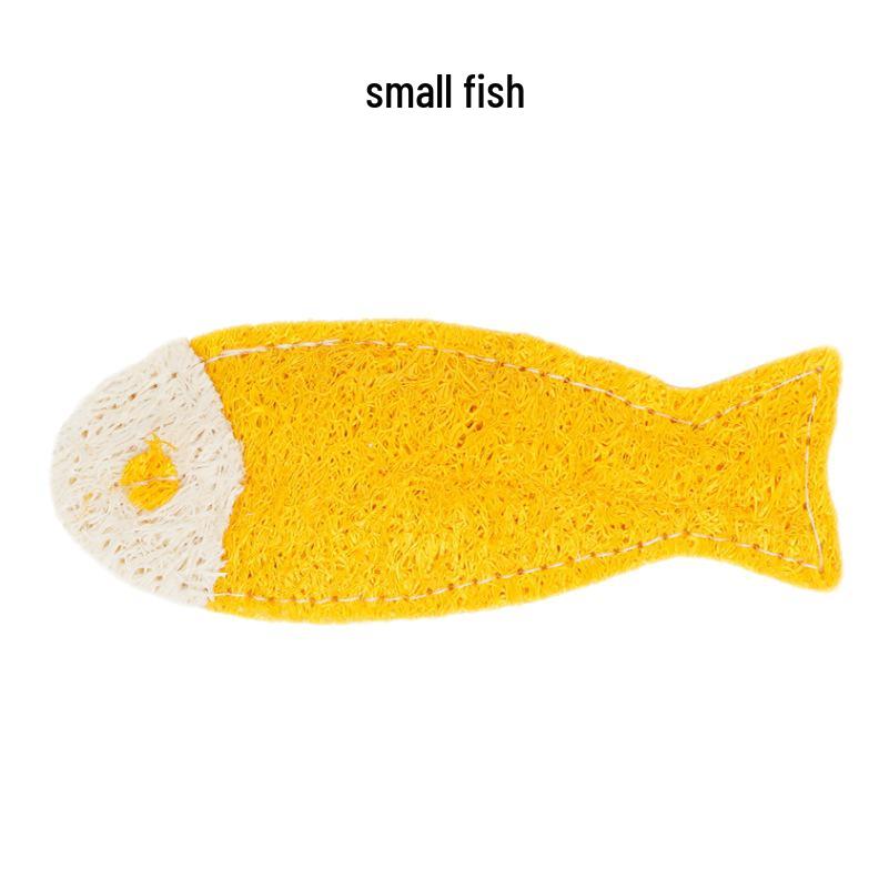 Loofah Cat Teaser & Chew Toy for Self-Entertainment & Teeth Grinding