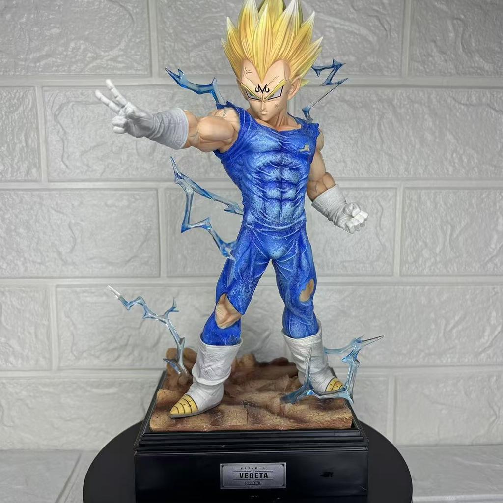 Аниме Dragon Ball Фигурка Демонизированный Веджета Модель Супер Сайян Статуэтка из ПВХ Коллекционная Декор для Стола Игрушка Подарок Мальчику на День Рождения