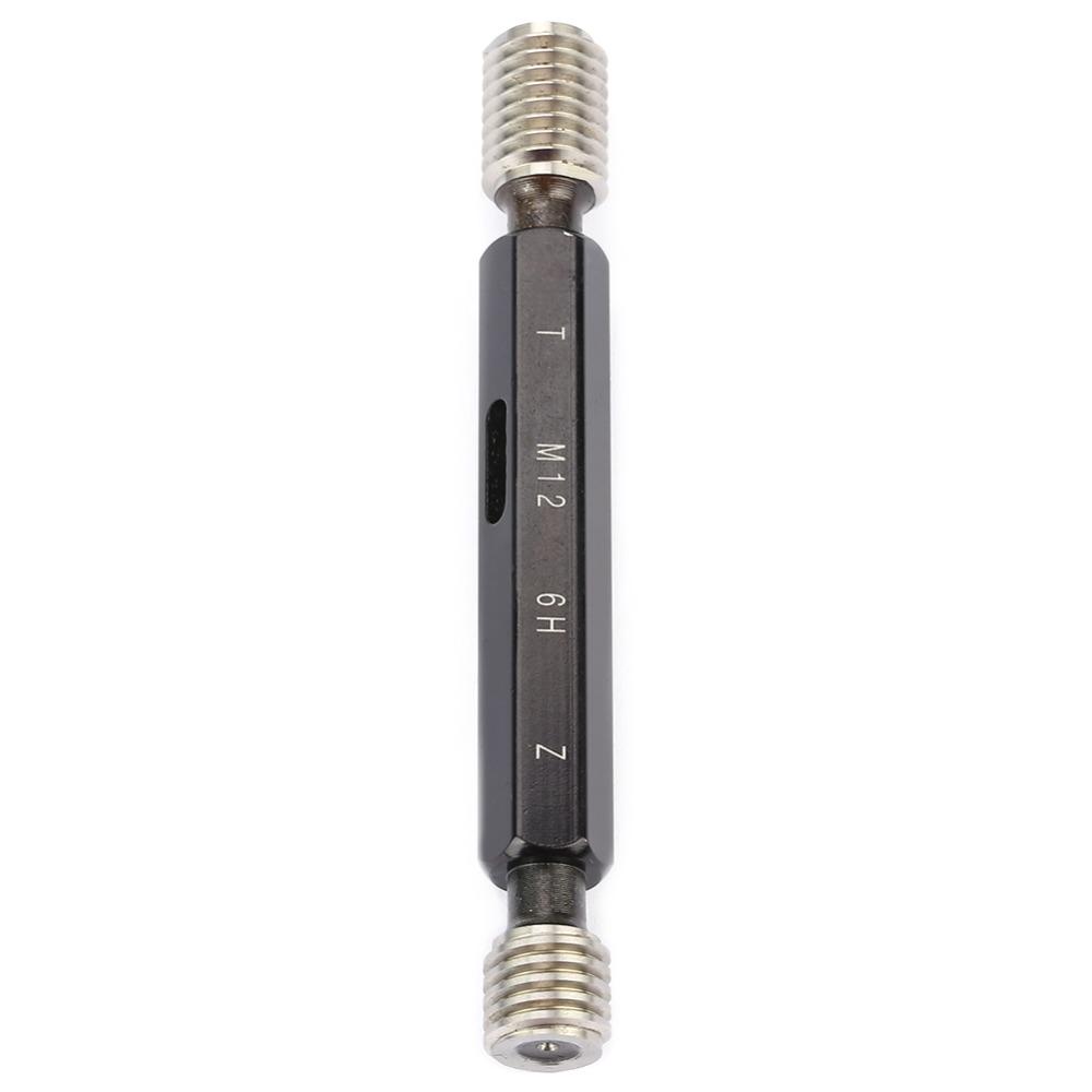 Double Ends Thread Plug Gage M12*1.75 Steel Gage Thread Plug For Thread Measurement