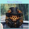 Car Halloween Decoration Pendant Acrylic Skeleton Head Pumpkin Vehicle Style