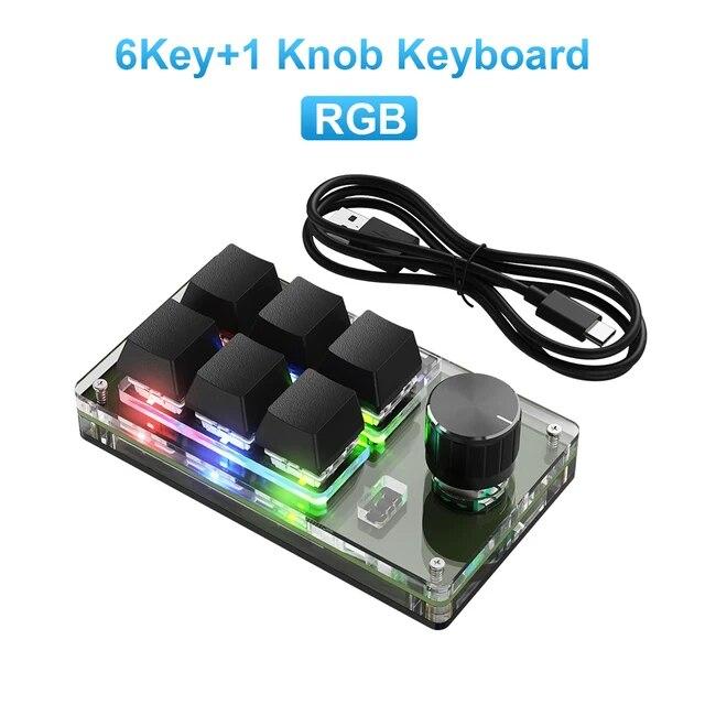 Программирование макросов, игровая USB, пользовательская клавиатура, кнопка громкости BT, гнездо для горячей замены Photoshop, клавиатура, механический синий переключатель, 9 клавиш