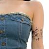 Kierutattoo Наклейка с татуировкой цветка