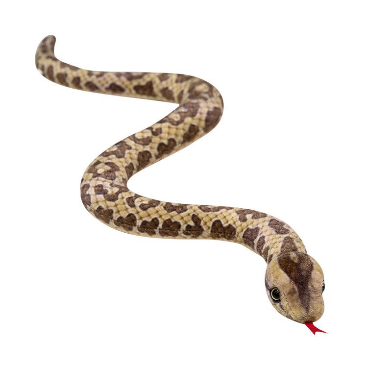 Simulated water boa small snake plush toy S curved python zodiac snake doll boy trick doll