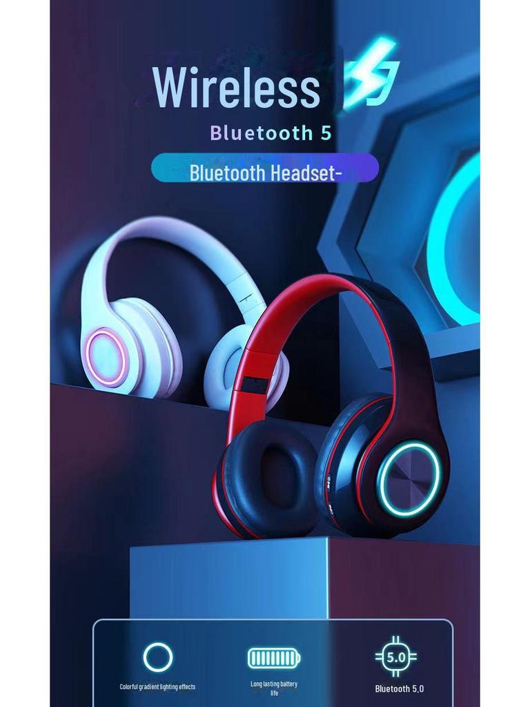 Яркая Bluetooth-гарнитура с мощными басами — беспроводные спортивные и игровые наушники