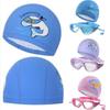 Waterproof Children's Swimming Cap Hair Protection Boys Swimming Caps  Diving Equipment
