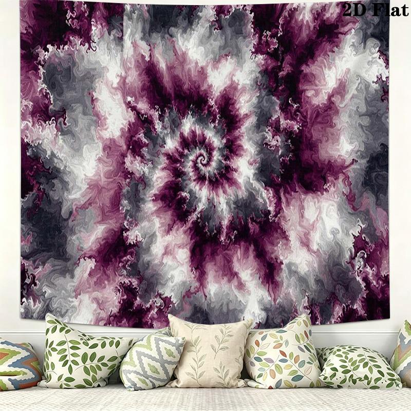 Tie-Dye Wall Tapestry Aesthetic Wall Hanging Printed Fabric Blanket Decorative Tapestries for Bedroom Living Room Home Decor