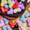 Прозрачные бусины в форме сердца для рукоделия, DIY ювелирные изделия, браслеты, ожерелья и аксессуары для брелоков