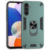 For Samsung Galaxy A14 5G/A14 4G Case Scratch-proof PC+TPU Phone Cover with Rotating Ring Kickstand