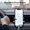 Универсальный автомобильный держатель для телефона с креплением на решетку вентиляции, подставка для мобильного телефона, крепление для телефона в машину, подставка для телефона GPS для Samsung iPhone Xiaomi 17