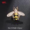 Брошь-пчела: Милая мини-брошь в виде насекомого для воротника или аксессуара