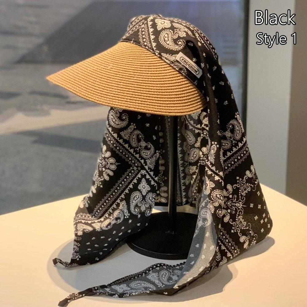 Fashion French Retro Headscarf Hat Sweet Loli Quick Drying Sun Hat Lace-Up Foldable Peaked Cap For Women Spring And Summer