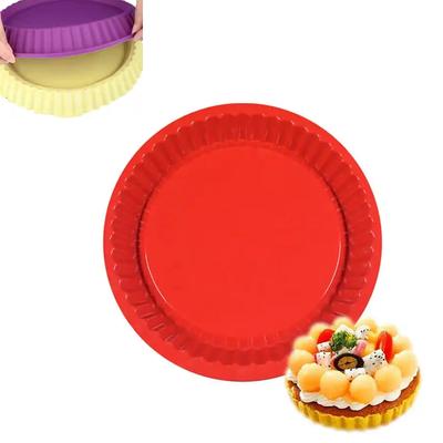 26 см силиконовый противень для выпечки торта, высокотемпературная форма для пиццы, легкосъемная форма для тостов, хлеба, кухонные принадлежности, кондитерские аксессуары