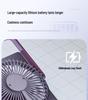 Portable USB Desktop Fan: Handheld, Five-Speed, Silent, Digital Display for Dorm & Outdoor Use
