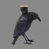 Resin Statue Halloween Crow Candle Holder Ornament Decoration Sculpture Figurine for Holiday Living