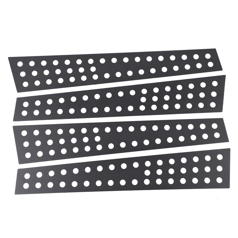For Toyota Land Cruiser LC300/Lexus LX600 2022-2026 Aluminum Alloy Car Window Center Pillar B-Pillars Panel Sticker Accessories