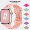 Оригинальный силиконовый ремешок для Apple Watch Band 44 мм 45 мм 40 мм 41 мм 38 42 мм Correa Дышащий iwatch series 9 8 SE 7 6 Ultra 2 49 мм