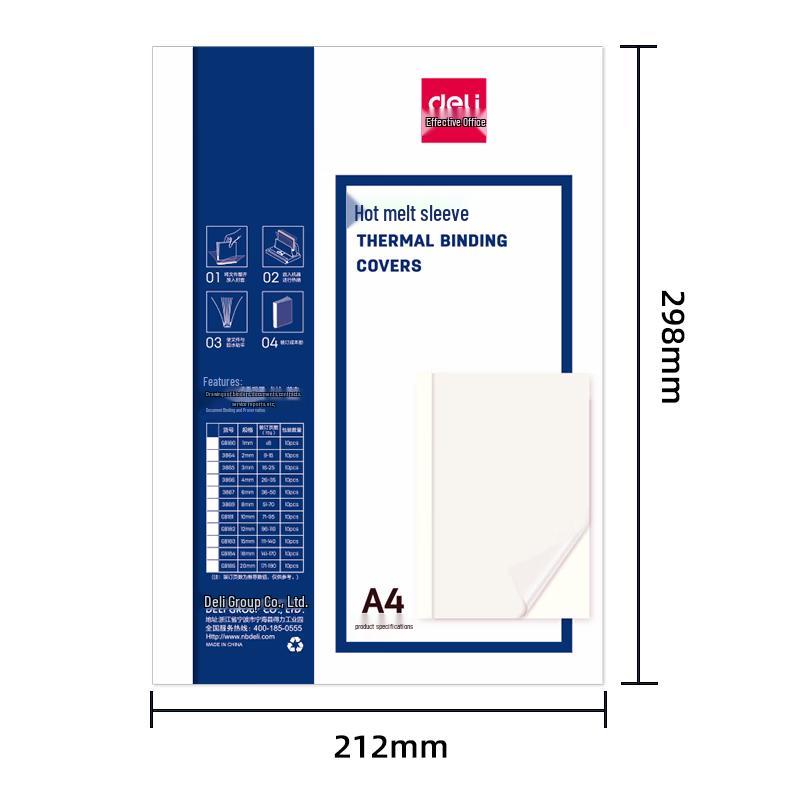 Deli GB180 A4 Hot Melt Binding Covers CN plug (adapter included)