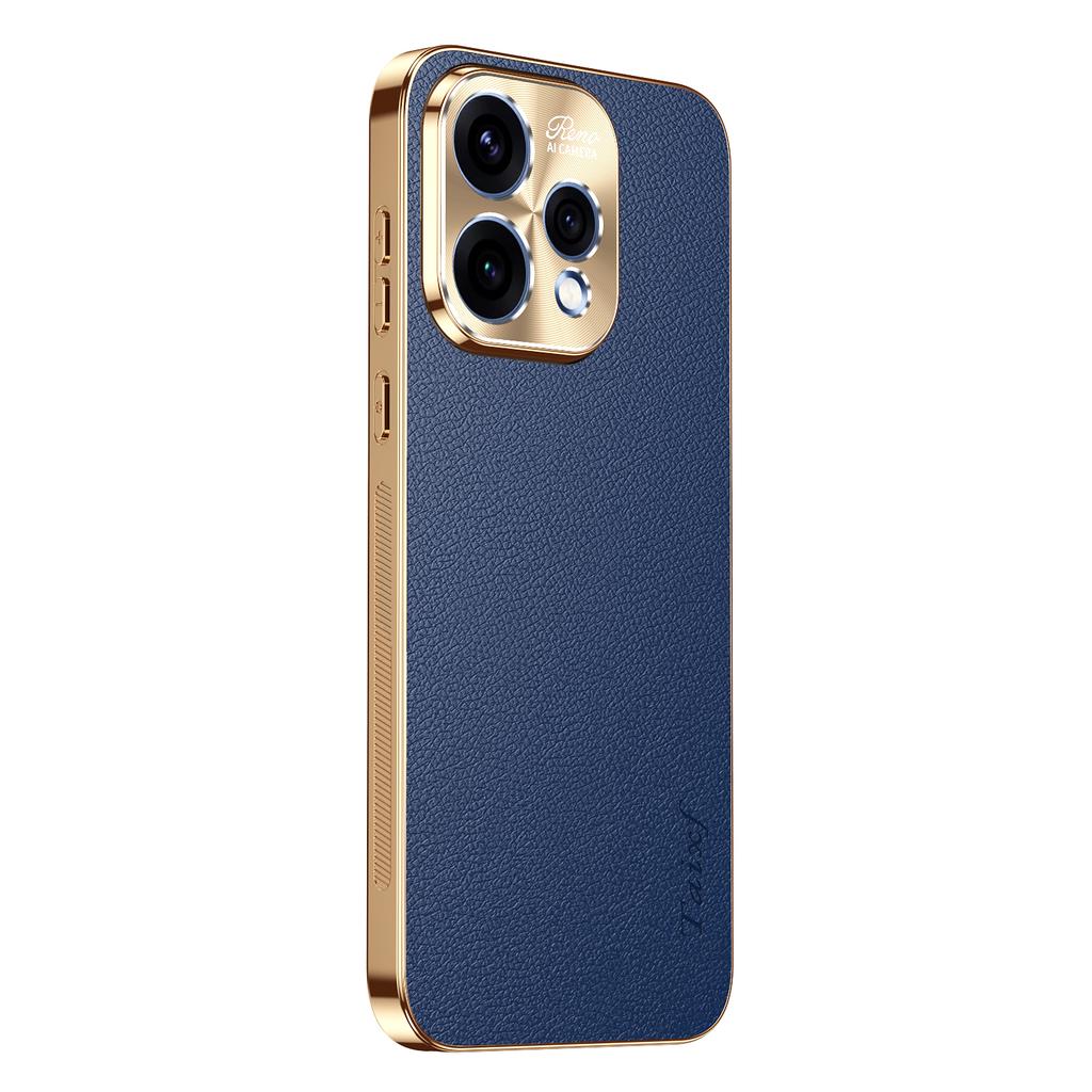 Чехол-книжка из ПУ кожи с текстурой личи для Oppo Reno 15F 15C, ударопрочный чехол с покрытием для Reno 15F 15 C, бампер