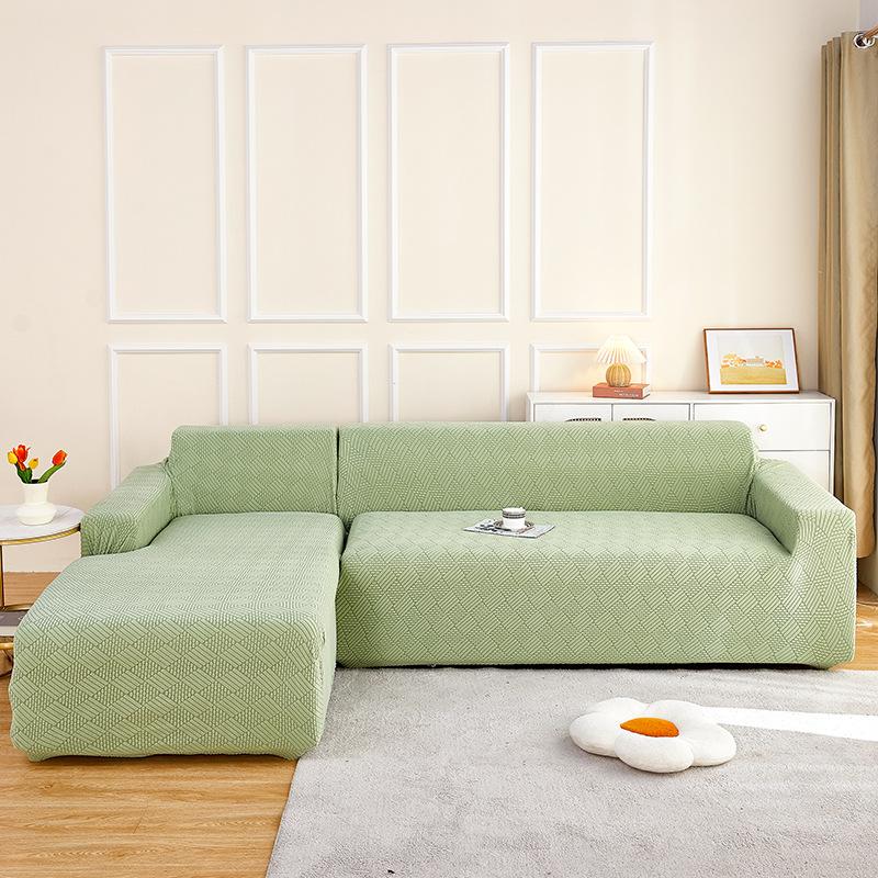 Современный простой чехол для дивана, универсальный универсальный чехол, новый жаккардовый эластичный трансграничный противоскользящий комбинированный чехол для дивана