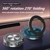 Vacuum Adsorption Car Phone Holder Strong Magnetic Cell Phone Bracket Stand 360 Rotation Universal Stable Suction Cup Phone Mount for iPhone Magsafe