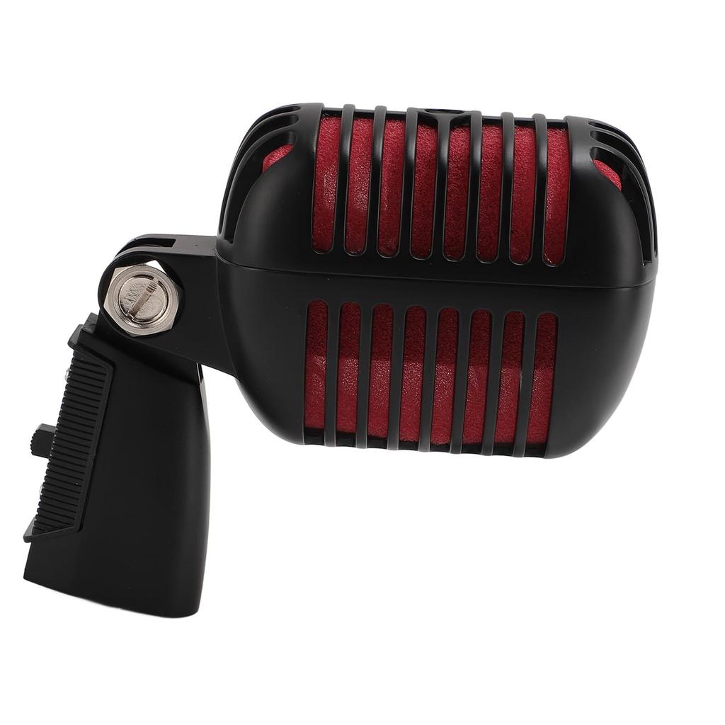 Retro Dynamic Vocal Old Vintage Style Cardioid Zinc Alloy Classic Microphone for Live Studio Rotating Rack Microphone, Microphone, KTV, Performance,