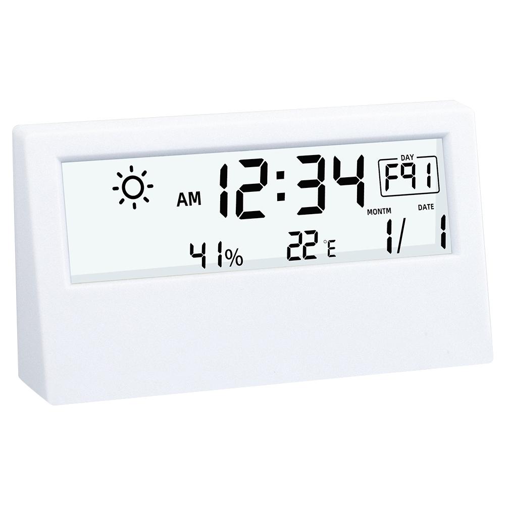 Multifunction LED Thermometer Thermo-Hygrometer Electronic Temperature Humidity Meter Weather Station for Home With Alarm Clock