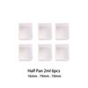 3.2ml Artists Half Pans Plastic Watercolor Paint Grid Paint Palette Painting Supplies Art Supplies
