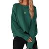 Winter Women's Oversized Long Sleeve Sweater Casual Crewneck Tunic Pullover Jumper Knit Tops