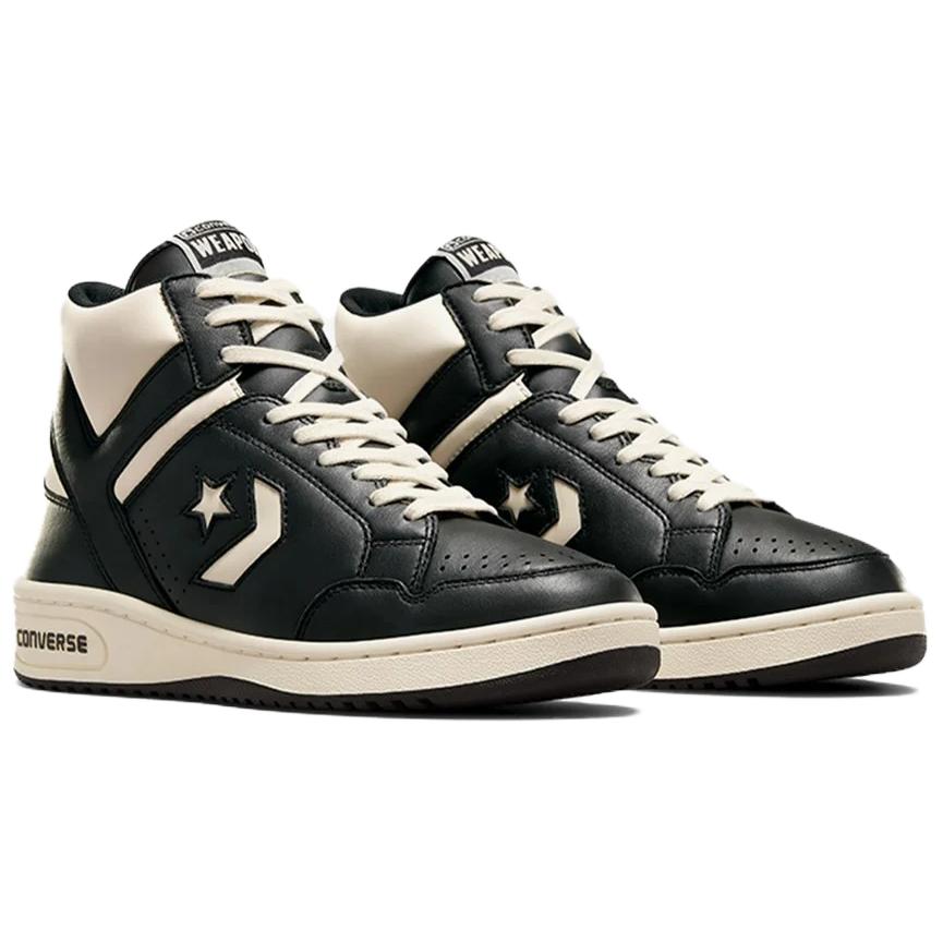 Converse Weapon High Old Money Pack - черные кроссовки цвета натуральной слоновой кости унисекс A04400C