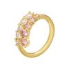 ZHUKOU multi- opening women ring Heart Zircon party ladies rings rectangular men's ring fashion jewelry VJ466