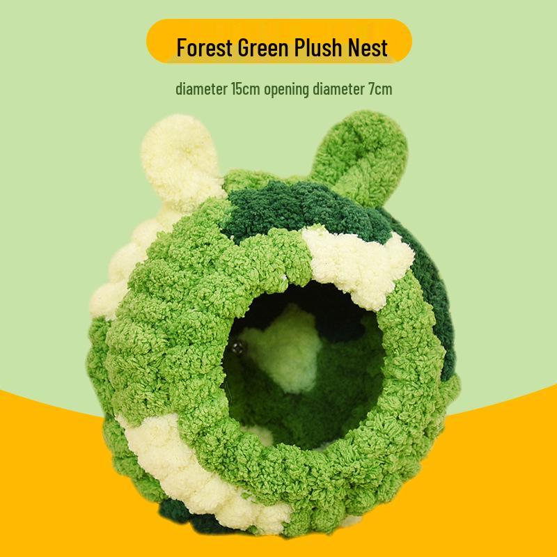 Теплое хлопковое гнездо для хомяков и мышей - Зимний спальный мешок-домик