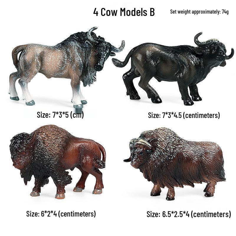 Набор фигурок диких животных: Ягуар, Гепард, Африканский Леопард для Детей
