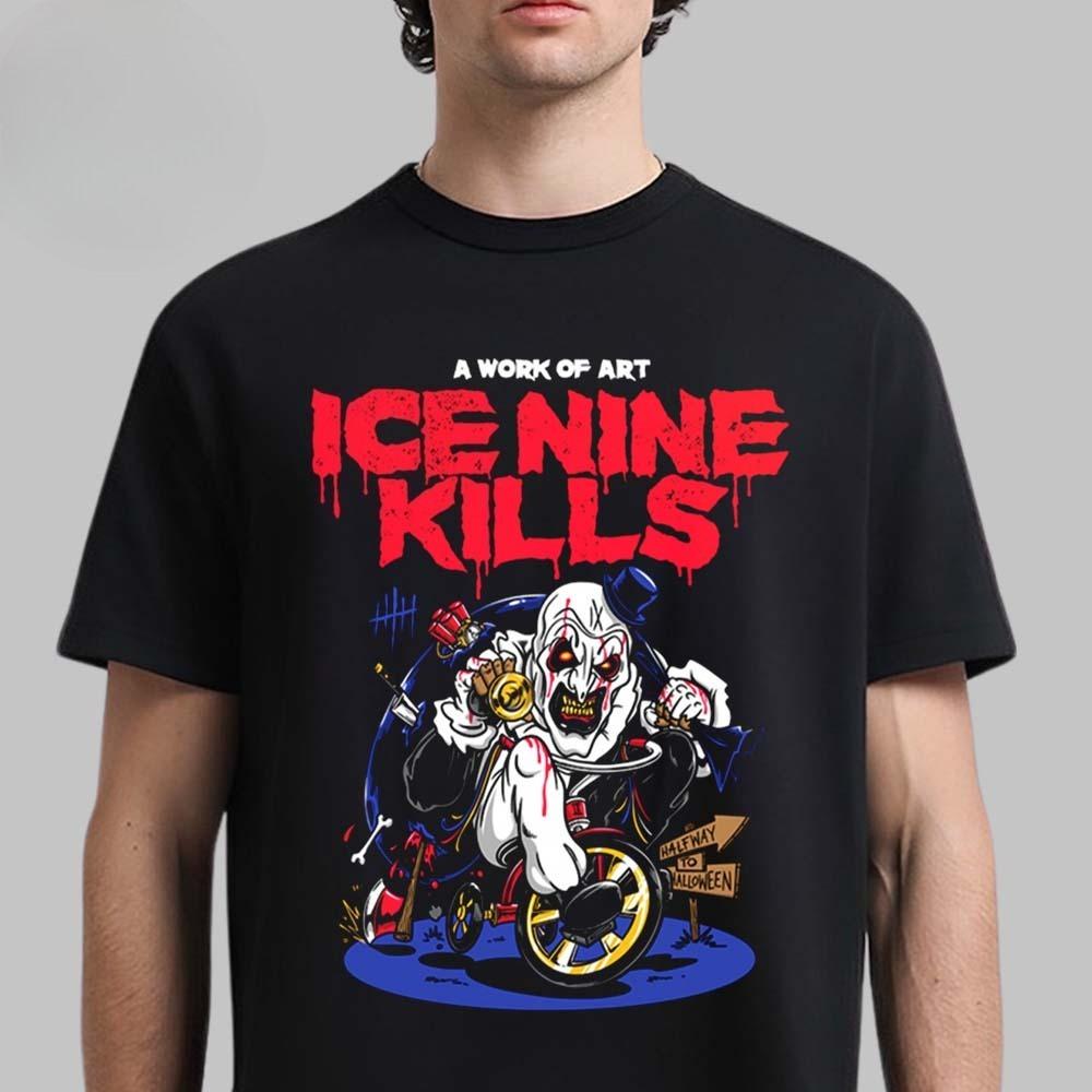 Rare Ice Nine Kills When We Were Young Festival 2025 Exclusive Merch Tee on October 18-19 2025 in Las Vegas Jason T-Shirt