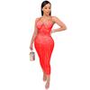 Sexy Sequin Glitter Crystal Midi Dress Women Sleeveless Strap Bodycon Club Dresses Plus Size Evening Mermaid Dresses