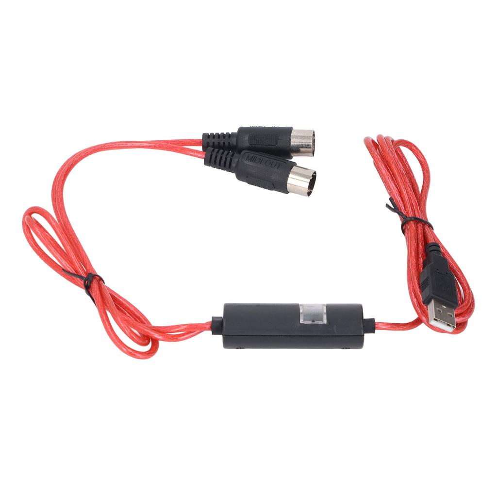 Кабель USB к MIDI 5 футов USB 5-контактный MIDI-интерфейс адаптер для музыкальной клавиатуры пианино к ПК ноутбуку