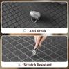 Wear-resistant Kitchen Rug Thickened Door Mat Comfortable Scalloped Embossed Kitchen Mat  Office